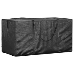 vidaXL Oppbevaringspose for juletre svart 150x75x75 cm polyetylen