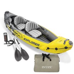 INTEX Oppblåsbar kajakk Explorer K2 312x91x51 cm 68307NP