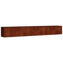 vidaXL højbed 280x40x40 cm cortenstål