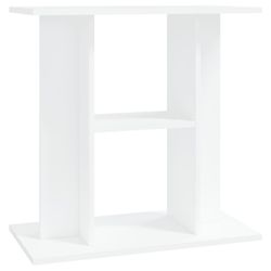 vidaXL Akvariumstativ hvit 60x30x60 cm konstruert tre