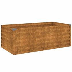 vidaXL højbed 100x50x36 cm cortenstål