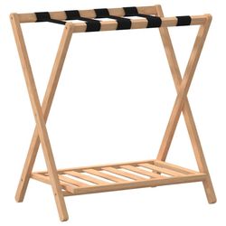 vidaXL Bagasjestativ 68x38x58 cm bambus