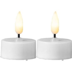 Värmeljus 2 -pack LED m timer, vita