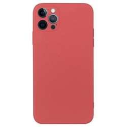Skrått gummiert anti-falldeksel for iPhone 15 Pro - Hagtorn Rød