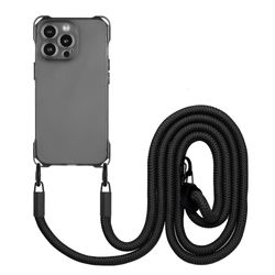 iPhone 15 Pro Mykt TPU-etui - Svart