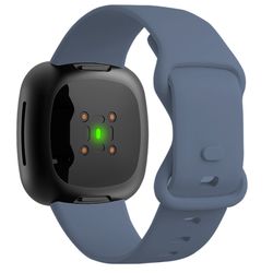 KALEBOL KLB-HDKGJ-001 Fitbit Versa 3 / 4 / Sense / Sense 2 Silikonklokkebånd - Babyblå