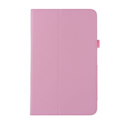 Litchi Grain Smart Læderetui Samsung Galaxy Tab A 10.1 (2016) T580 T585 - Lyserød