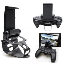 PS4 Controller Cell Phone Mount Clip Holder Remote Play Justerbar telefonspillklemme Stativ