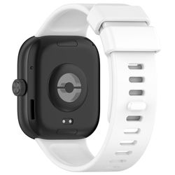 Xiaomi Redmi Watch 4 / Smart Band 8 Pro silikone håndledsrem med urkasse - Hvid