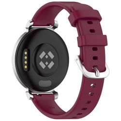Garmin Lily 2 Smartwatch Strap Replacement Justerbart silikonbånd - Vinrød