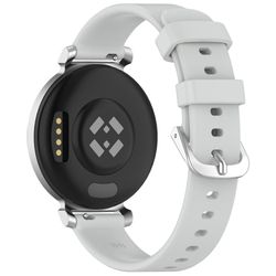 Garmin Lily 2 Smartwatch Strap Replacement Justerbart silikonbånd - Lysegrå