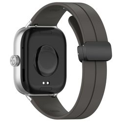 Xiaomi Redmi Watch 4 / Smart Band 8 Pro Silikonrem Erstatningsarmbånd med sammenleggbar spenne - Space Grey