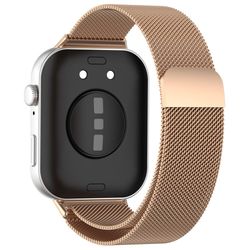 KALEBOL Huawei Watch Fit 3 Milanese klockarmband i rostfritt stål Magnetiskt armband - Roséguld