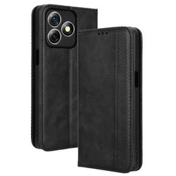 Bofink Vintage läder Ulefone Note 18 Ultra fodral - Svart