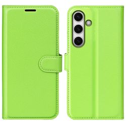 Classic Samsung Galaxy S24 FE flip etui - Grønn