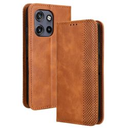 Bofink Vintage läder Motorola ThinkPhone 25 / Motorola Edge 50 Neo / Motorola Moto S50 fodral - Brun