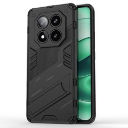 Støtsikkert hybriddeksel med et moderne preg for Xiaomi Redmi Note 14 Pro 5G - Svart