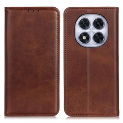 Skinn-etui i lommebok-stil for Xiaomi Redmi Note 14 Pro 5G - Kaffe