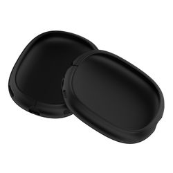 Silikonikotelo Cover AirPods Max 2 Bluetooth-kuulokkeet Anti-Scratch Ear Pad Soft Shell Suojat - Musta