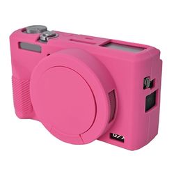 Canon G7 X Mark III Protective Case Dust-Proof Silicone Camera Cover - Rose