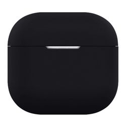 AirPods 4 Silicone Case Bluetooth Earphone Anti-Scratch Protective Cover - Black
