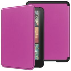 Amazon Kindle Paperwhite (2024) Case Bump Resistant and PU E-Reader Cover Support Auto Wake / Sleep - Purple