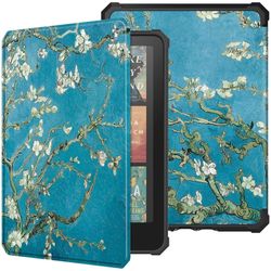 Amazon Kindle Paperwhite (2024) Case Pattern Print Flexible E-Reader Cover - Apricot Blossom