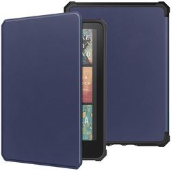 Amazon Kindle Paperwhite (2024) Case Vegan Leather and Flexible E-Reader Cover Auto Wake / Sleep - Blue