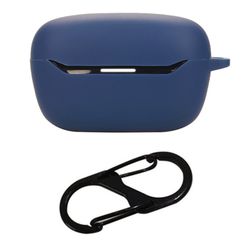 JBL Endurance Race 2 Case with Anti Lost Buckle Bluetooth Earbuds Silicone Protective Cover - Dark Blue