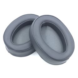 1 par Sony MDR-100ABN / WH-H900N hovedtelefon-ørepuder i proteinlæder - Titangrå