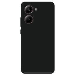 Xiaomi Poco X7 Pro 5G / Redmi Turbo 4 5G Fleksibelt etui Rett kantbeskyttelse Telefondeksel - Svart