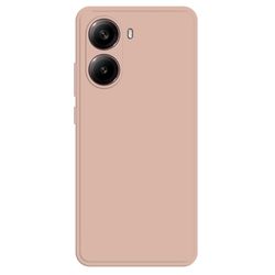 Xiaomi Poco X7 Pro 5G / Redmi Turbo 4 5G Fleksibelt etui Rett kantbeskyttelse Telefondeksel - Rosa