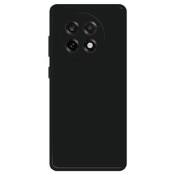OnePlus 13R 5G fleksibelt etui med rett kantbeskyttelse Telefondeksel - Svart