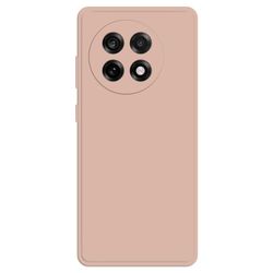 OnePlus 13R 5G fleksibelt etui med rett kantbeskyttelse Telefondeksel - Rosa