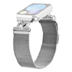 Xiaomi Redmi Watch 4 Armbånd Rustfrit stål M-Type Milanese Urbånd Sølv Håndledsrem