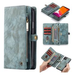CaseMe iPhone 11 Pro Max Zipper Wallet Etui - Blå