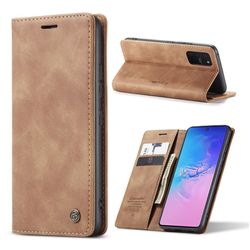 CaseMe vintage Samsung Galaxy S10 Lite fodral - Brun