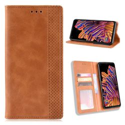 Bofink Vintage läder Samsung Galaxy Xcover Pro fodral - Brun