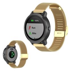 Garmin Vivoactive 3 / Venu / Vivomove 3 / Forerunner 245 / 645 Rustfrit stål urrem - Guld