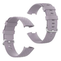 Fitbit Charge 3 / 4 holdbart urrem - Lyselilla