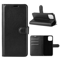 Classic iPhone 12 Pro / iPhone 12 flip etui - Svart