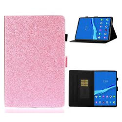 Lenovo Tab M10 / M10 FHD Plus Flash Pulver Theme Læder Etui - Lyserød