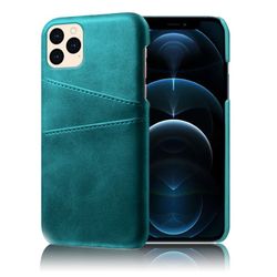 Dual Card Etui iPhone 12 / 12 Pro - Cyan
