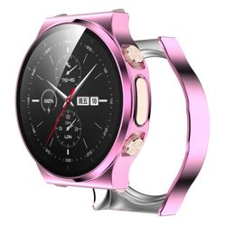 Huawei Watch GT 2 Pro skinnende deksel med herdet glass - Rosa