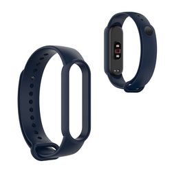 Xiaomi Mi Smart Band 6 / 5 blank silikone-urrem - Mørkeblå