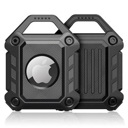 AirTags TPU-deksel med nøkkelring - Svart