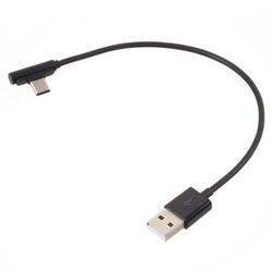 Universel 90 graders vinklet oplader- og datakabel USB Type C USB til Samsung Huawei Xiaomi osv