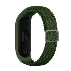 Xiaomi Mi Band 7 / 6 / 5 elastisk nylonklokkerem - Grønn