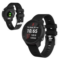 Garmin Vivomove / Forerunner 245 Music / 645 Music klockarmband i silikon - Svart