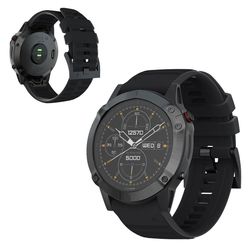 Garmin Fenix 6X Pro / 6X silikonarmbånd - Svart